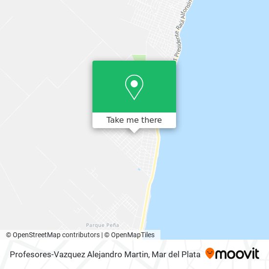 Profesores-Vazquez Alejandro Martin map