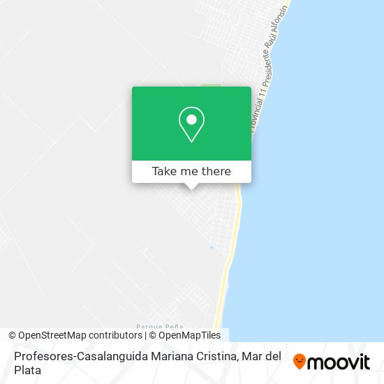 Mapa de Profesores-Casalanguida Mariana Cristina