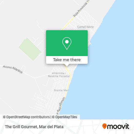 Mapa de The Grill Gourmet