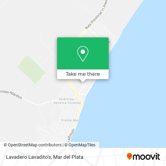 Mapa de Lavadero Lavadito's