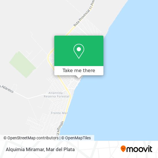 Alquimia Miramar map