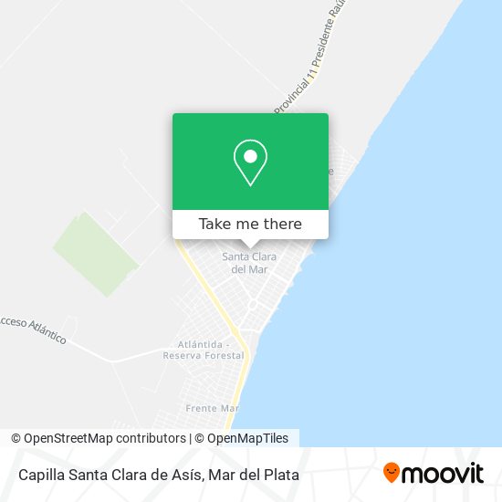 Capilla Santa Clara de Asís map