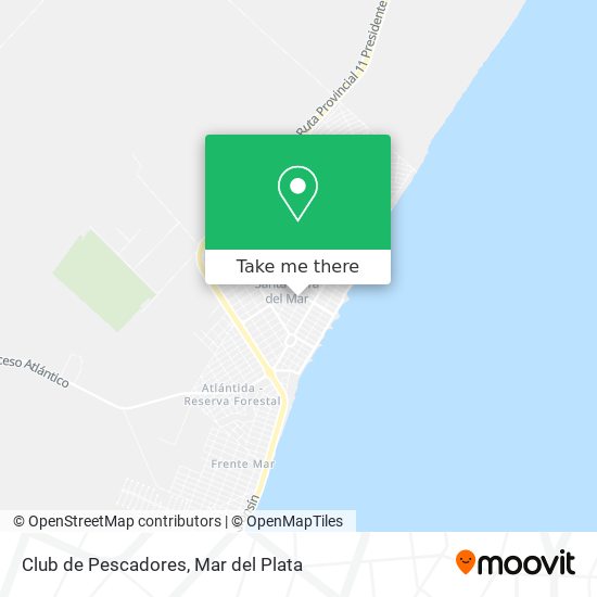 Club de Pescadores map