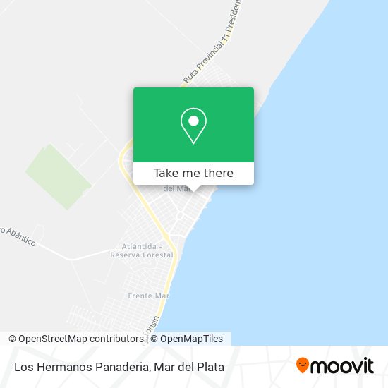Los Hermanos Panaderia map