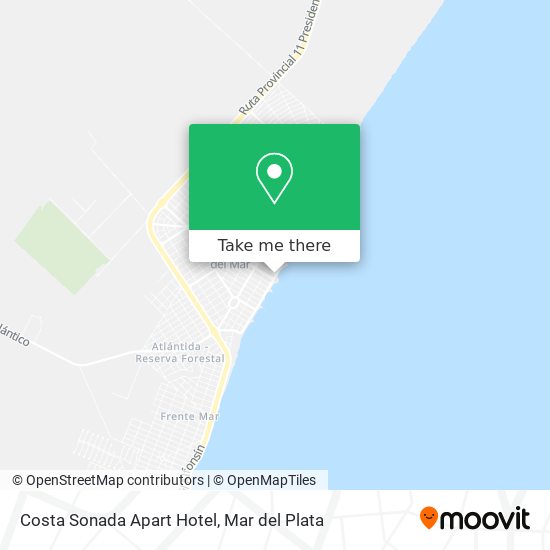 Costa Sonada Apart Hotel map