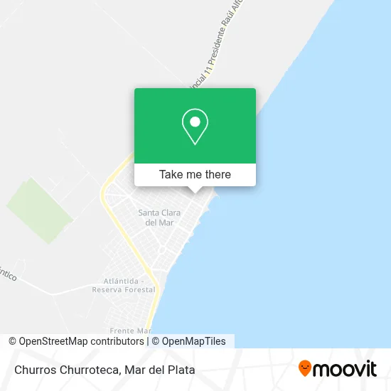 Churros Churroteca map