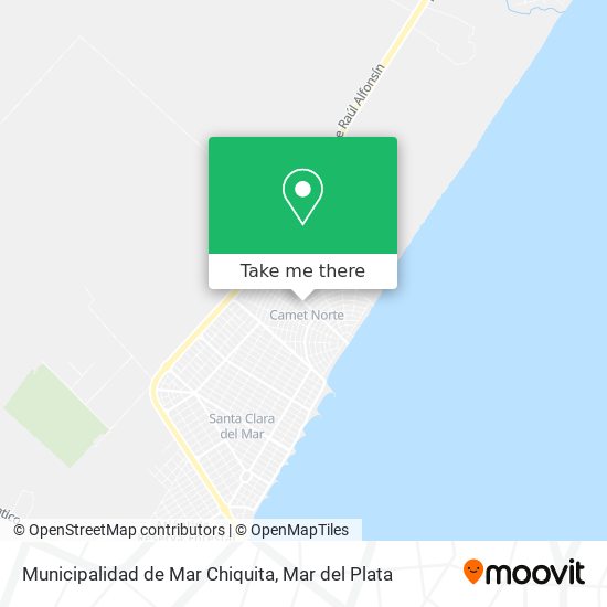Municipalidad de Mar Chiquita map