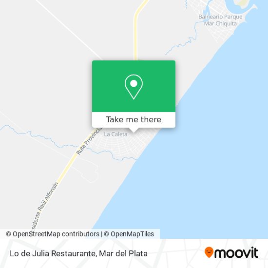 Lo de Julia Restaurante map