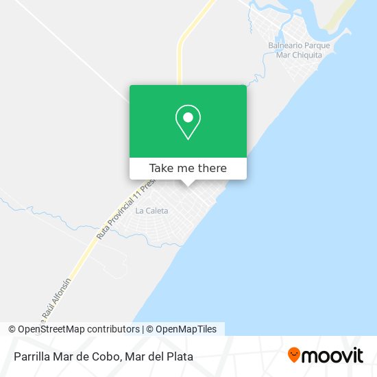 Parrilla Mar de Cobo map
