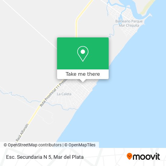 Esc. Secundaria N 5 map