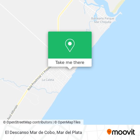 El Descanso Mar de Cobo map