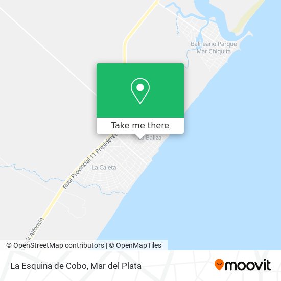 Mapa de La Esquina de Cobo