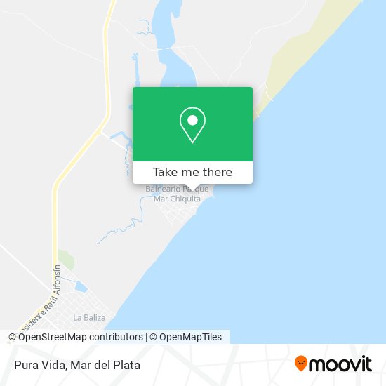 Mapa de Pura Vida