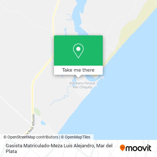 Gasista Matriculado-Meza Luis Alejandro map