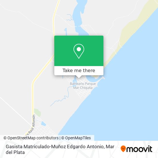 Gasista Matriculado-Muñoz Edgardo Antonio map