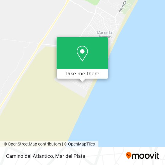 Mapa de Camino del Atlantico