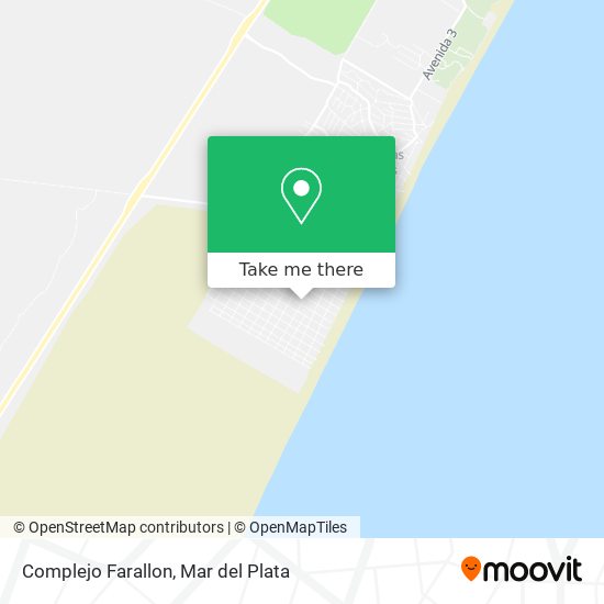 Complejo Farallon map