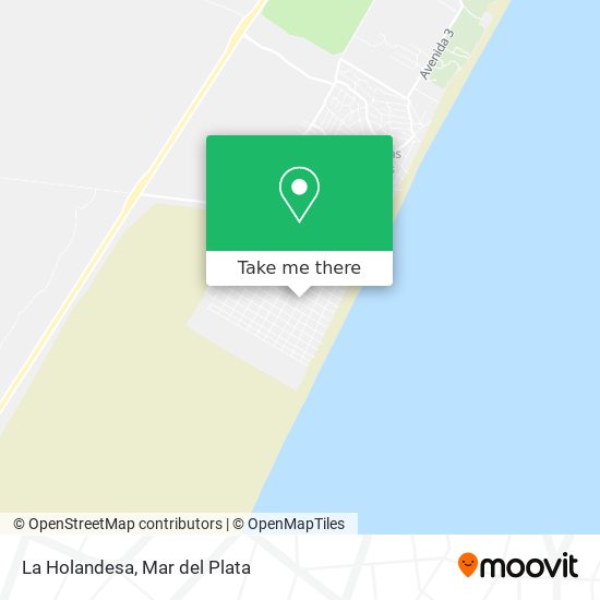 Mapa de La Holandesa