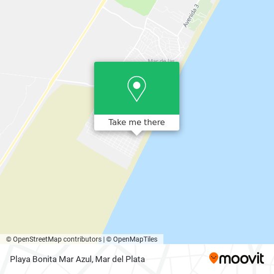 Playa Bonita Mar Azul map
