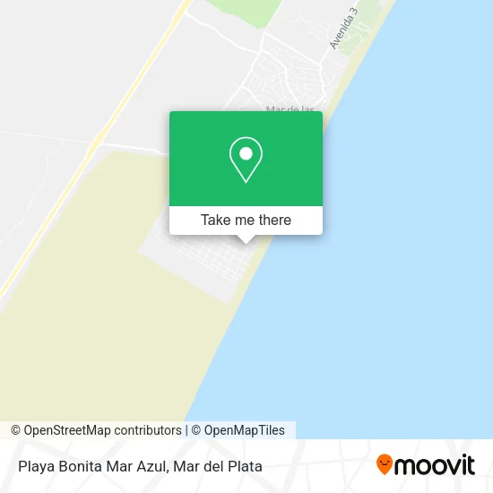 Playa Bonita Mar Azul map