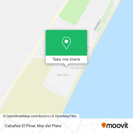 Mapa de Cabañas El Pinar