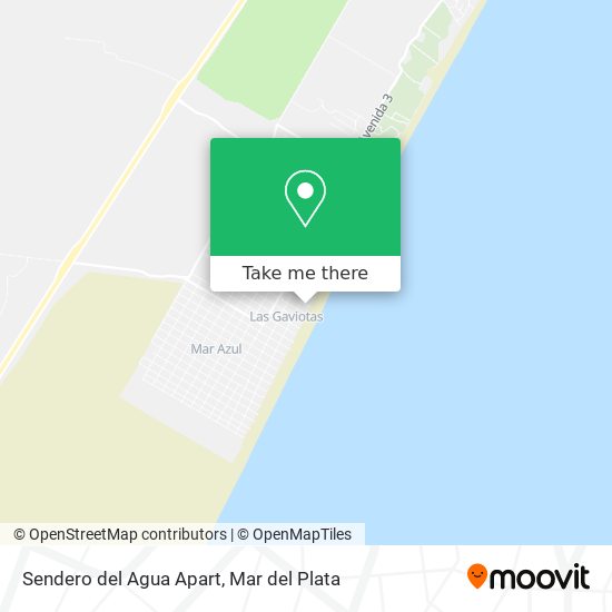 Sendero del Agua Apart map
