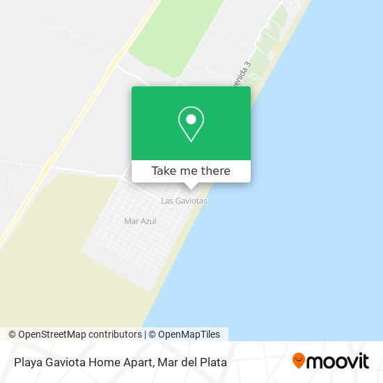 Playa Gaviota Home Apart map