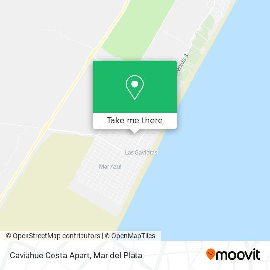 Caviahue Costa Apart map