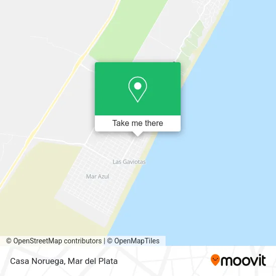 Casa Noruega map