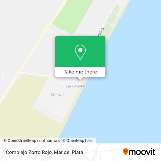Complejo Zorro Rojo map