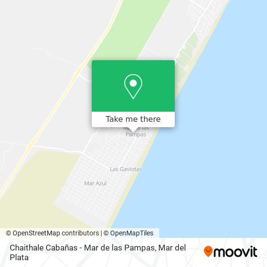 Chaithale Cabañas - Mar de las Pampas map