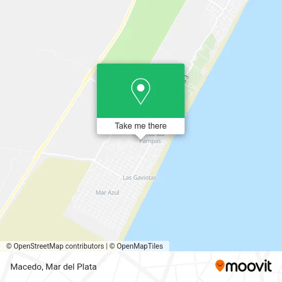 Mapa de Macedo