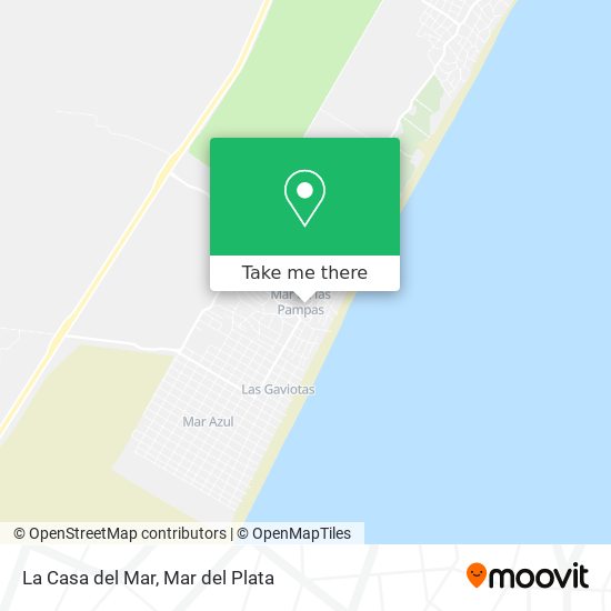 La Casa del Mar map