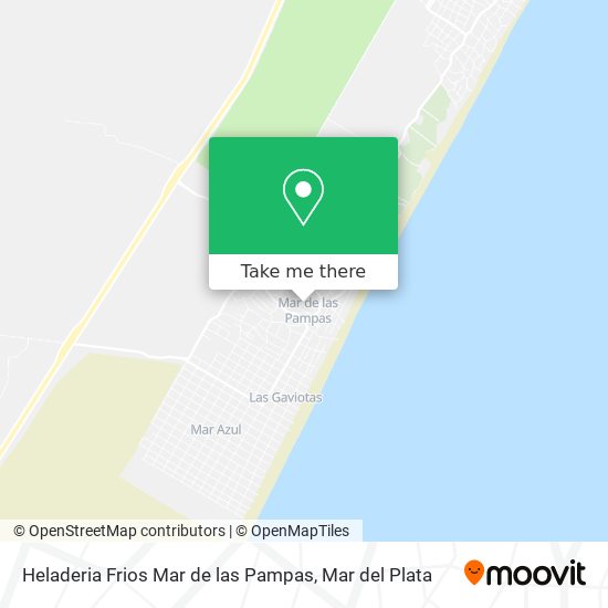 Heladeria Frios Mar de las Pampas map