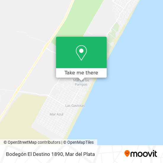 Mapa de Bodegón El Destino 1890
