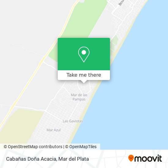 Mapa de Cabañas Doña Acacia