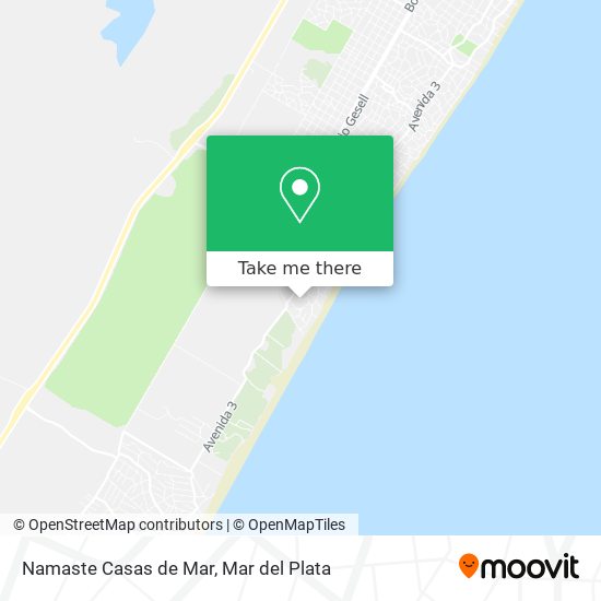 Namaste Casas de Mar map