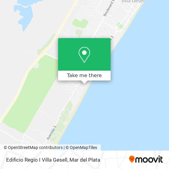 Mapa de Edificio Regio I Villa Gesell