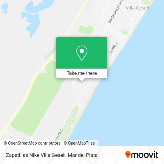 Zapatillas Nike Villa Gesell map