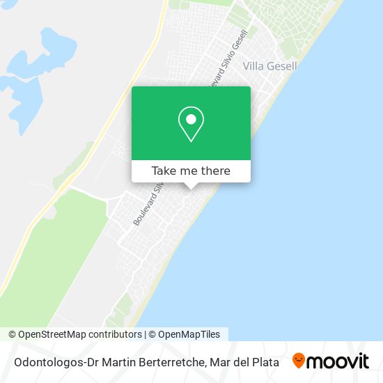 Odontologos-Dr Martin Berterretche map