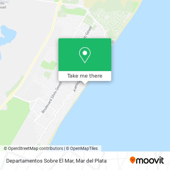 Departamentos Sobre El Mar map