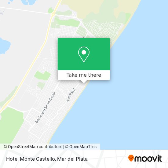 Hotel Monte Castello map