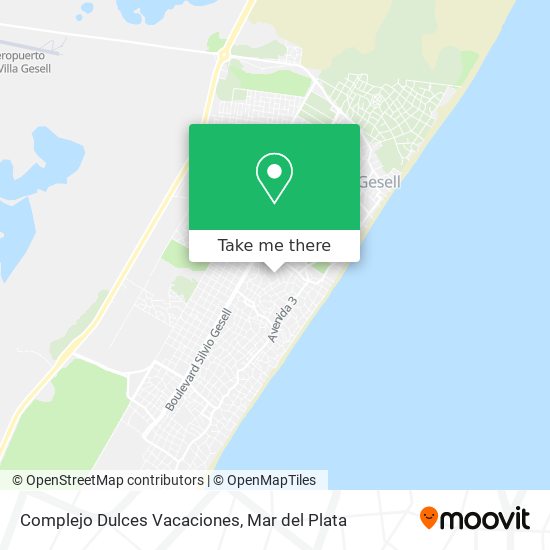 Complejo Dulces Vacaciones map