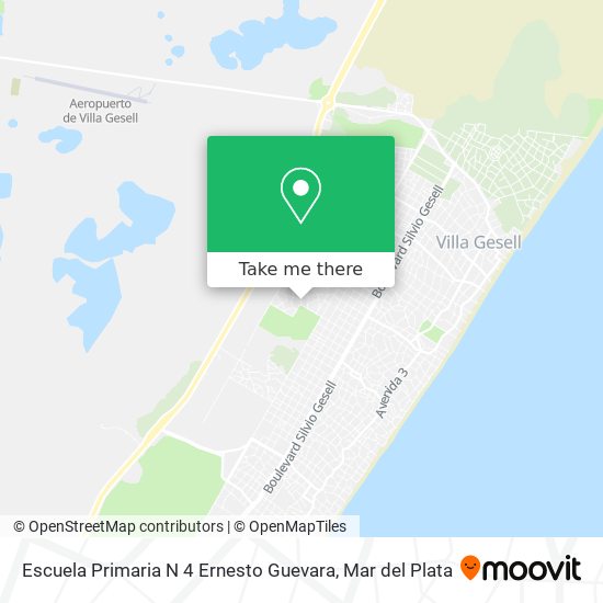 Mapa de Escuela Primaria N 4 Ernesto Guevara