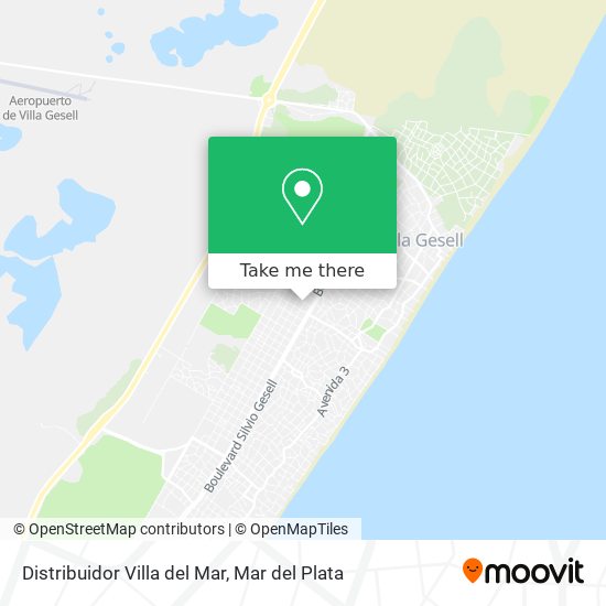 Mapa de Distribuidor Villa del Mar