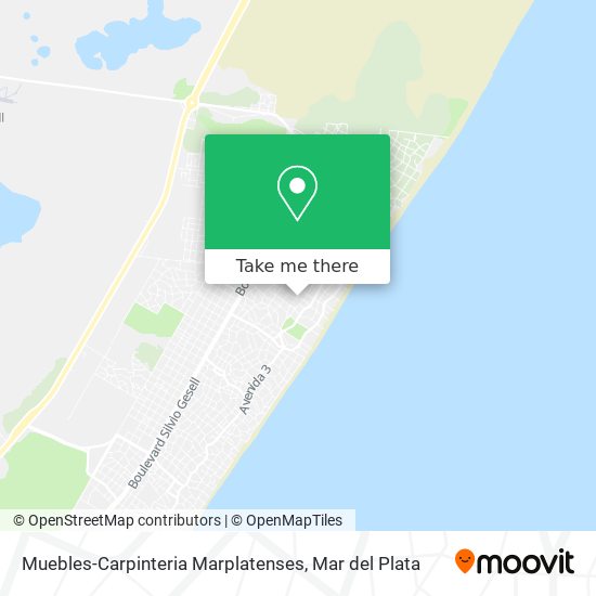 Muebles-Carpinteria Marplatenses map