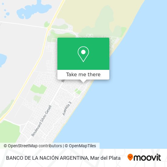 BANCO DE LA NACIÓN ARGENTINA map