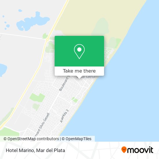 Mapa de Hotel Marino