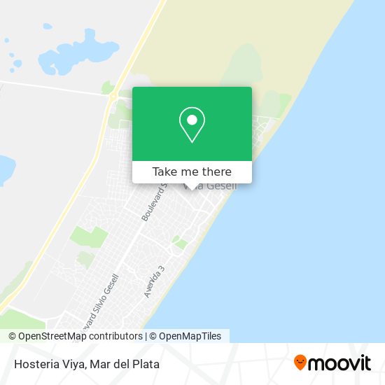 Mapa de Hosteria Viya