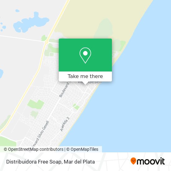 Distribuidora Free Soap map